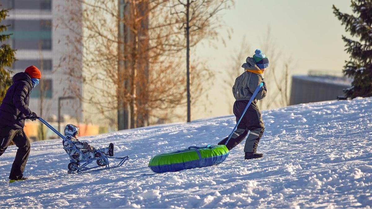 катание на тюбингах