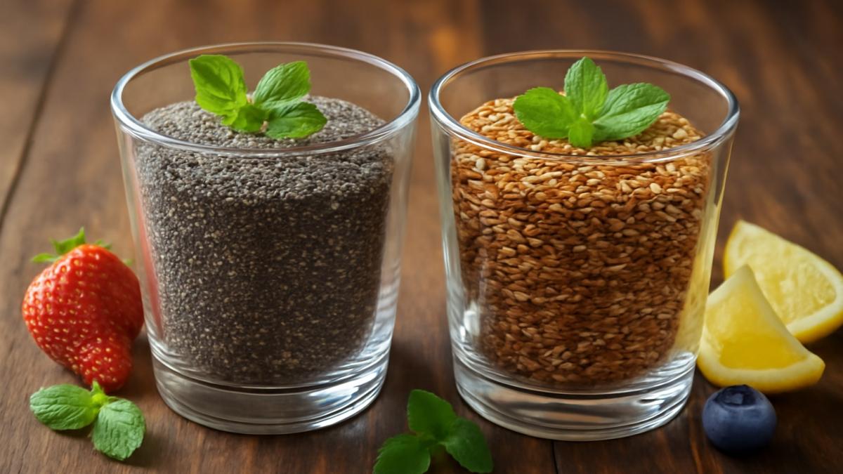Семена чиа и льна для здоровья