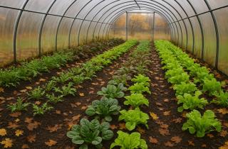 Агроволокно помогает продлить сезон и вырастить зелень при заморозках