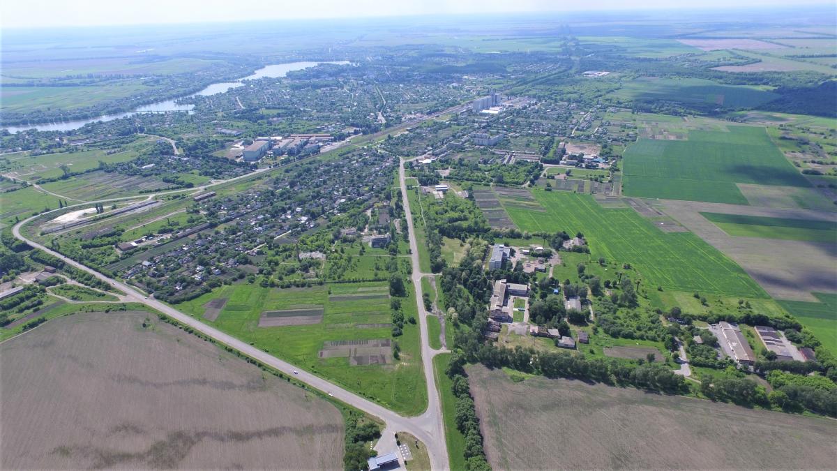 Aerial photo of Buryn