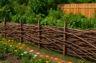 Правильная посадка живой изгороди обеспечивает плотный рост растений и долговечность конструкции