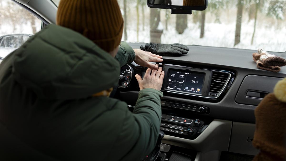 Печка в автомобиле