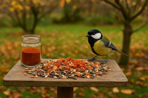 RSPB: перец чили безопасен для птиц и отпугивает млекопитающих