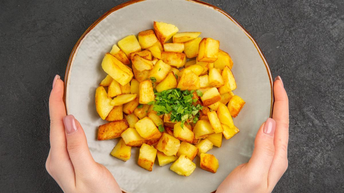 Жареная картошка Жареная картошка