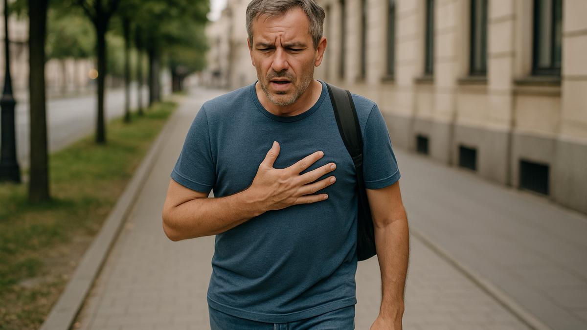 Одышка при ходьбе у мужчины