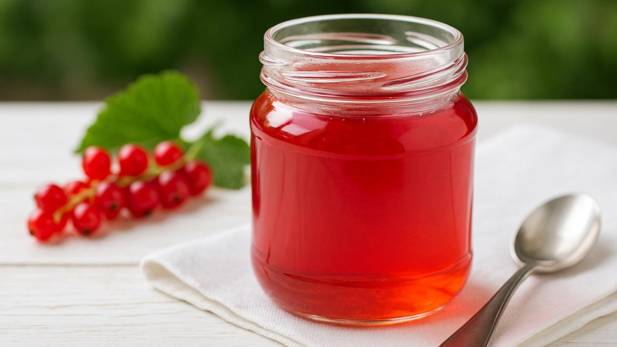 Желе из красной смородины Желе из красной смородины