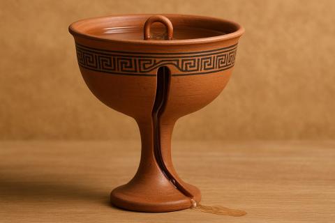 Древний серебряный кубок иллюстрирует миф о творении мира — Эберхард Цангер