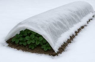 Агроволокно сохраняет влагу и воздухопроницаемость почвы, снижая перегрев корней летом