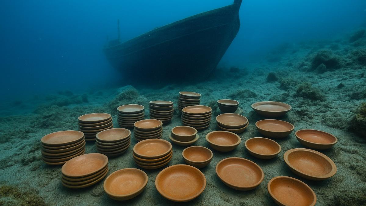 Античное судно у мыса Адрасан