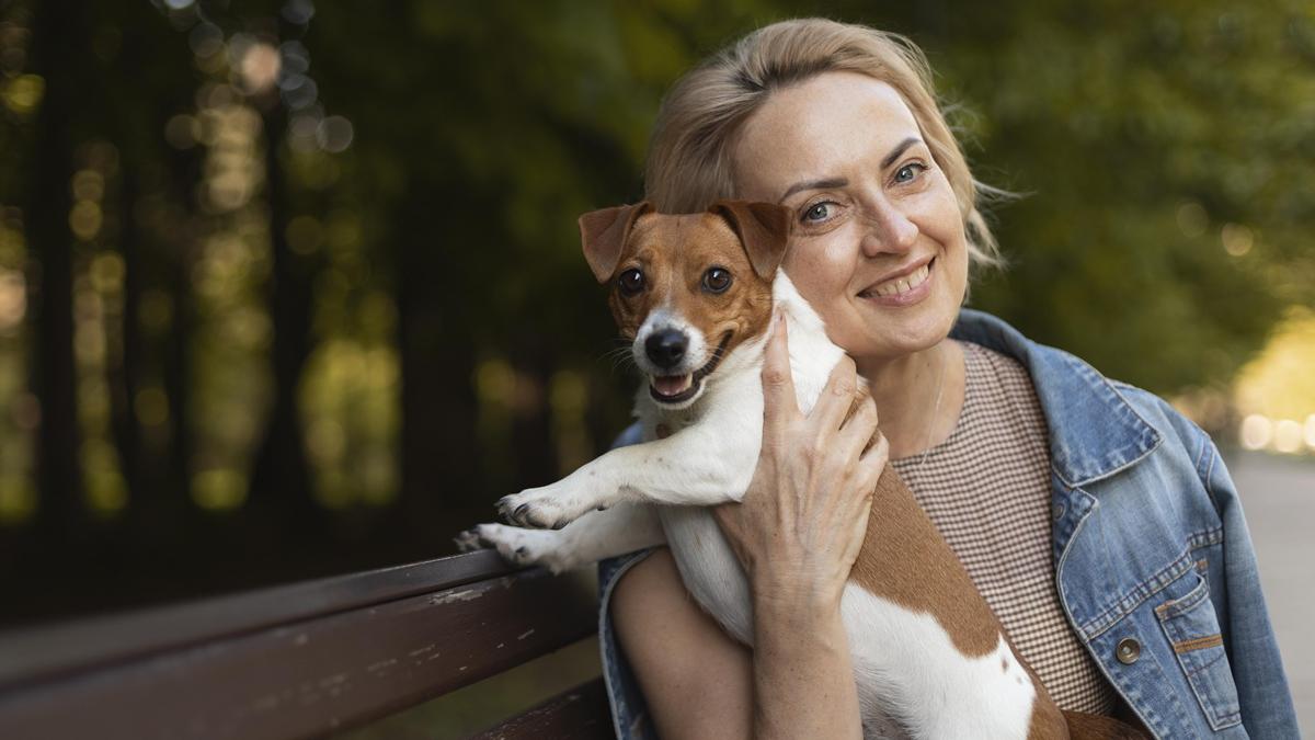 женщина с собакой