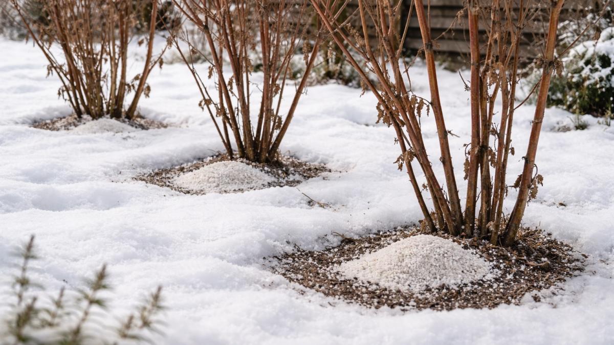 Зимняя подкормка малины