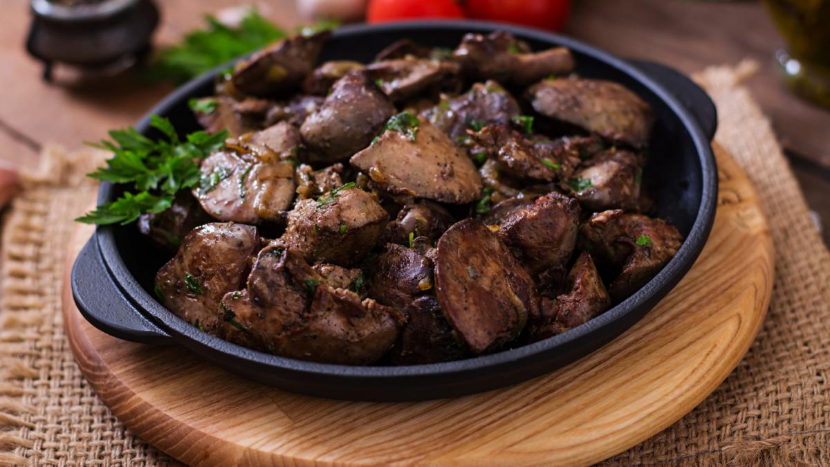 Шашлык из куриных сердечек