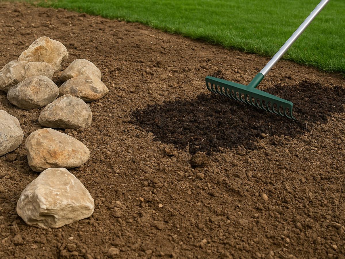 Подготовка каменистой почвы