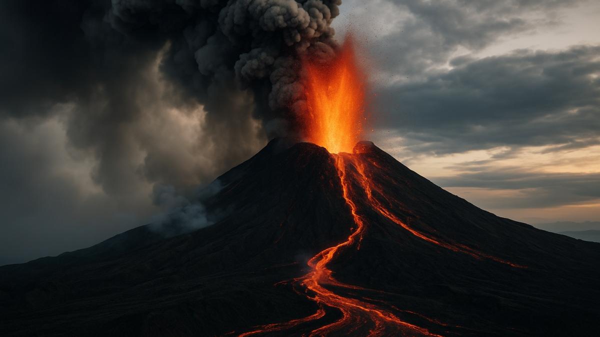 Извержение вулкана