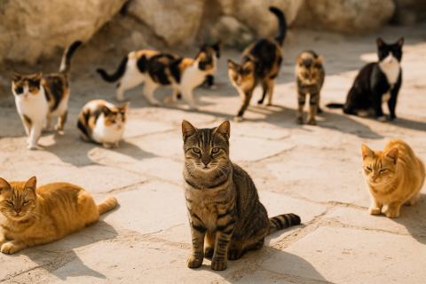 Уличные кошки переносят паразитов на шерсти — ветеринары