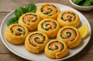 Приготовлены пять видов рождественских рулетиков из хлеба — blog.giallozafferano.it