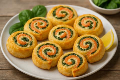 Приготовлены пять видов рождественских рулетиков из хлеба — blog.giallozafferano.it