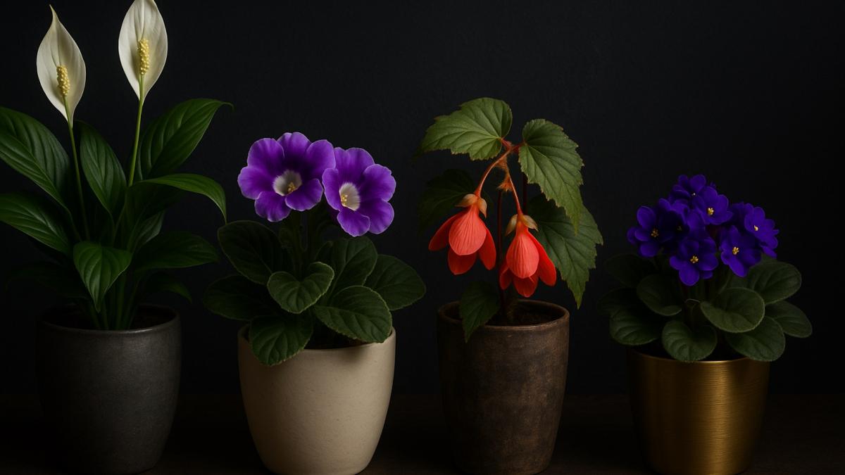Цветы для тёмных комнат