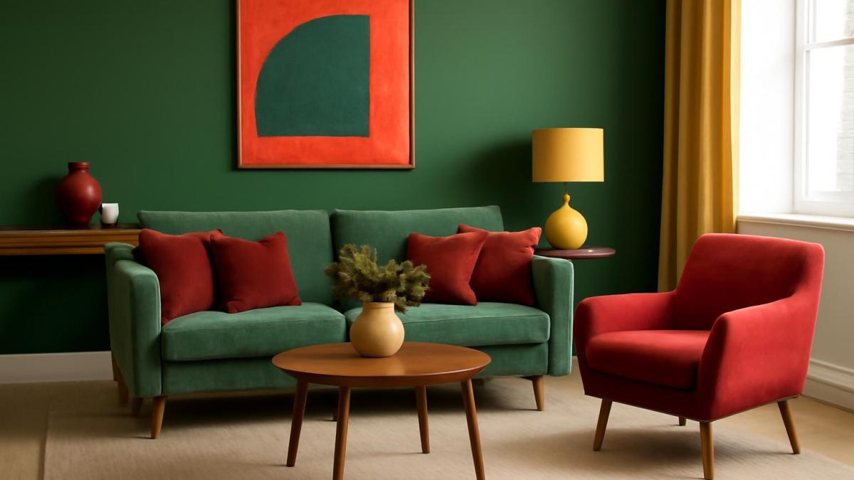 Комплементарные цвета в интерьере