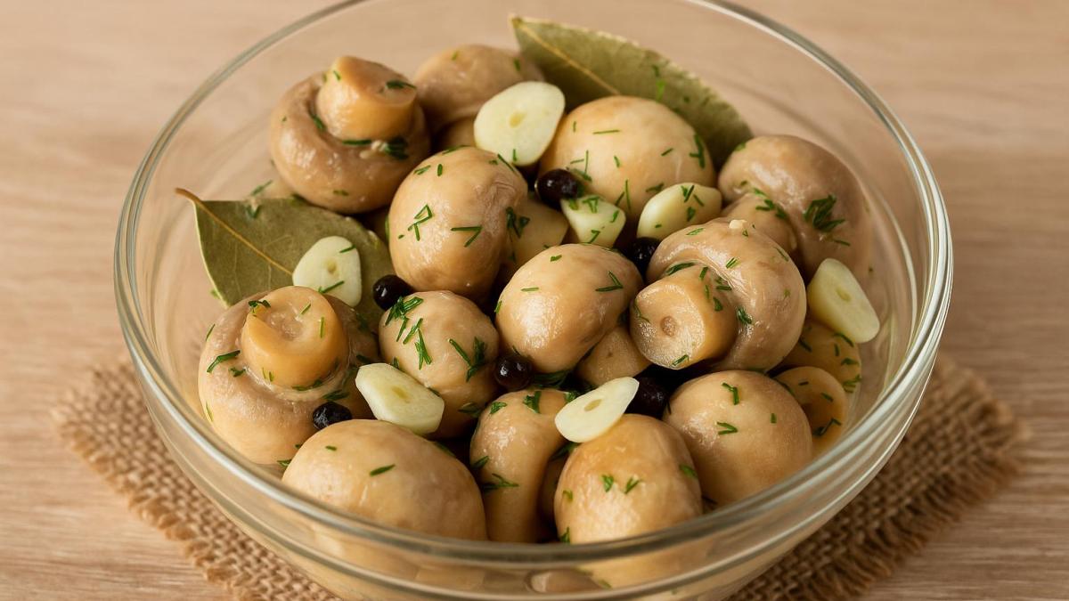 Маринованные шампиньоны