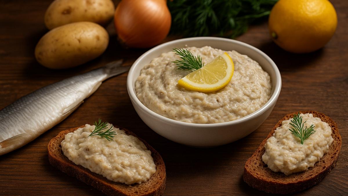 Селёдочный паштет с картофелем
