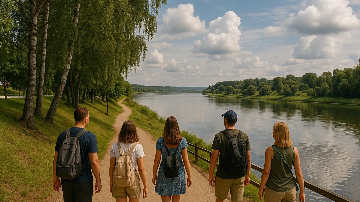 Таруса набережная