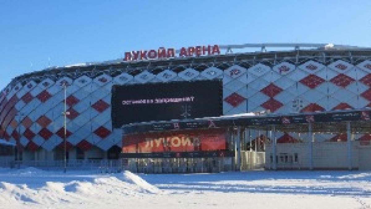 Стадион «Лукойл Арена» в Москве (08.01.2024) 03
