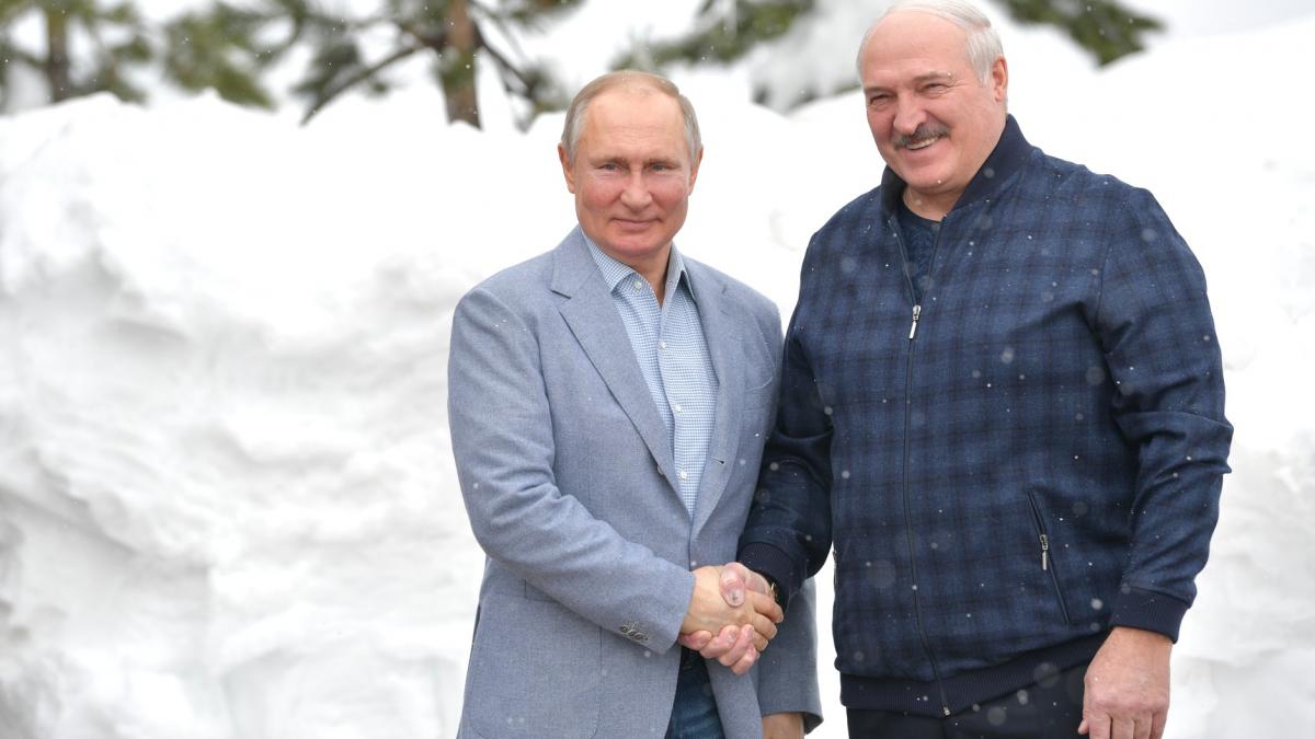 Meeting of Vladimir Putin and Alexander Lukashenko 02 (22-02-2021)