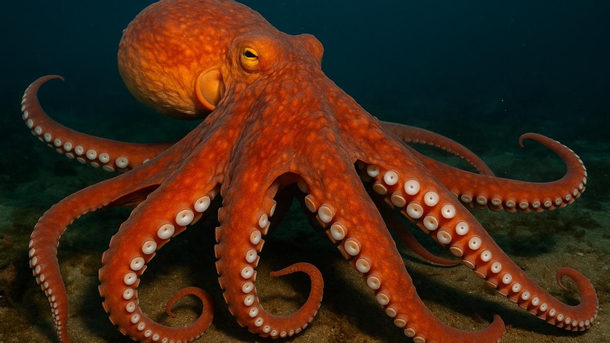 Гигантский тихоокеанский осьминог