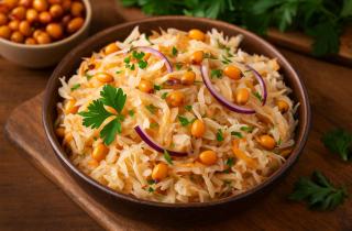 Салат из пекинской капусты с авокадо и лимонной заправкой готовится за несколько минут — повар