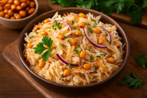 Салат из пекинской капусты с авокадо и лимонной заправкой готовится за несколько минут — повар