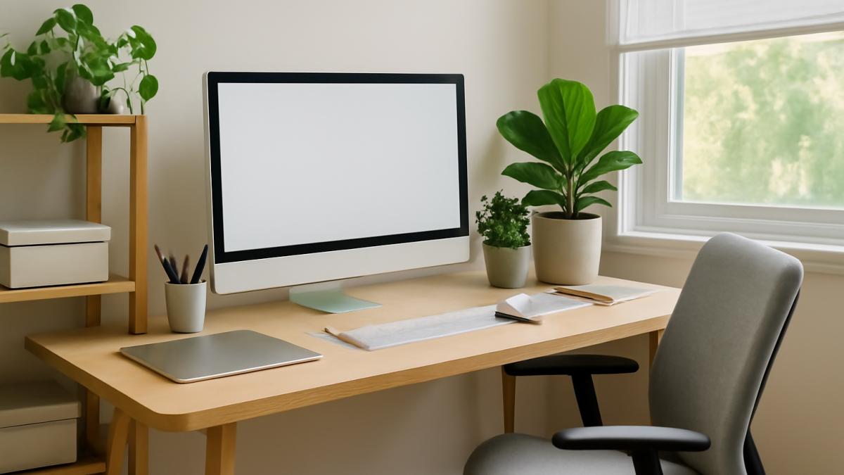 Минималистичный рабочий стол