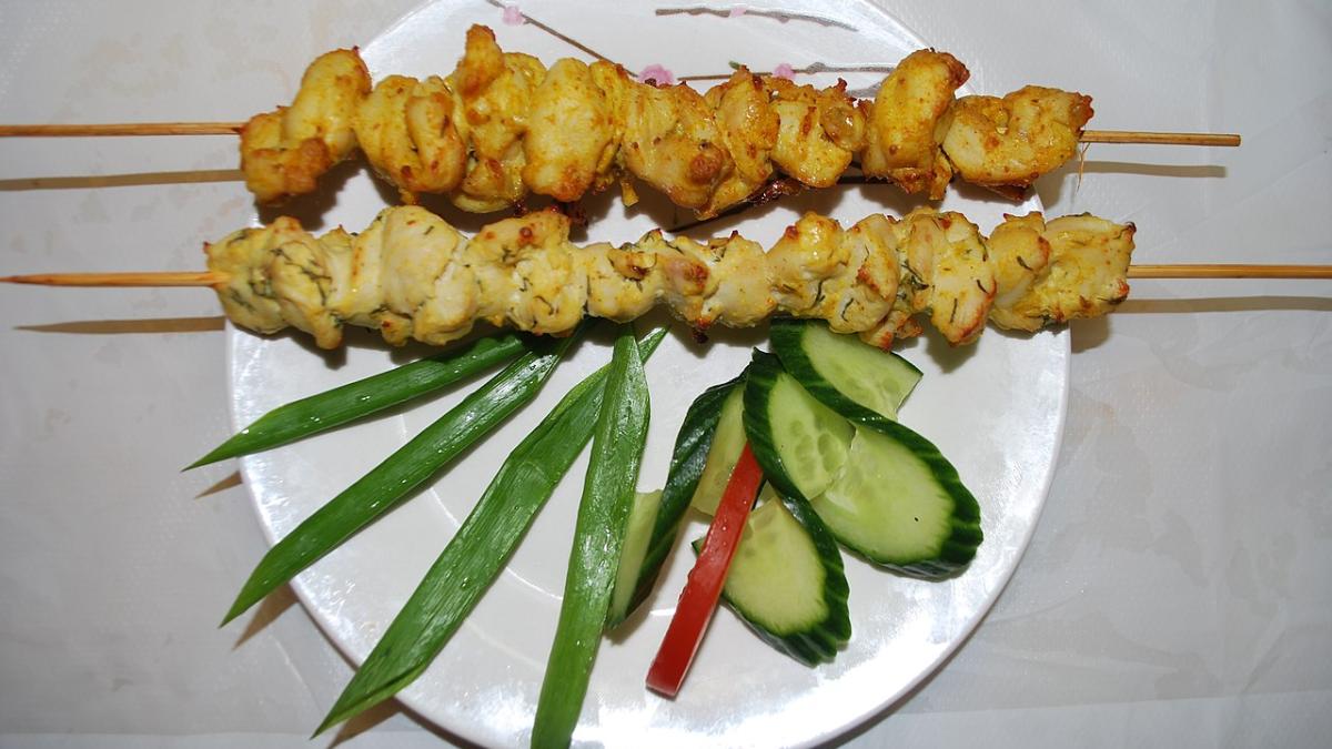 Шашлык из куриной грудки