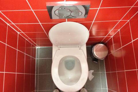 Закрытая крышка унитаза предотвращает распространение бактерий и вирусов