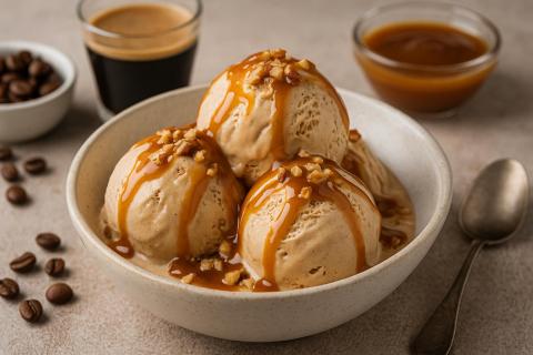 Фисташковое мороженое получается кремовым при использовании свежих ядер и жирных сливок