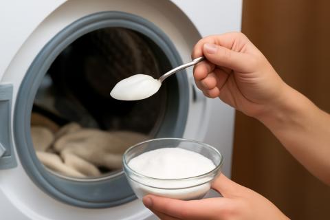 Хозяйки советуют прогонять стирку с содой и уксусом для чистоты в барабане