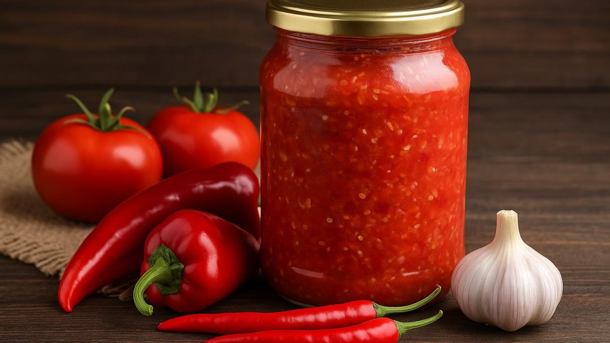 Аджика домашняя острая Аджика домашняя острая