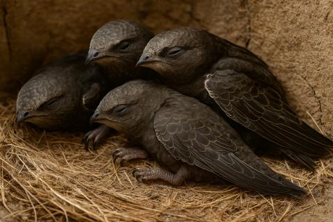 Стрижи не касаются земли до десяти месяцев подряд — исследователи