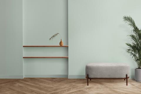 Серо-зелёный становится новой спокойной альтернативой миллениал-серому — House Digest