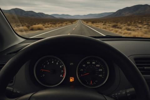 При загоревшейся лампочке топлива можно проехать 70–100 км