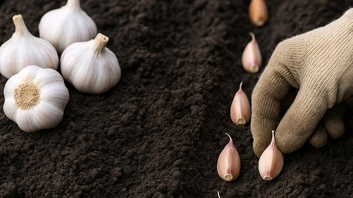 Посадка чеснока