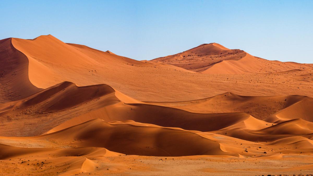 Красивый ландшафт песка