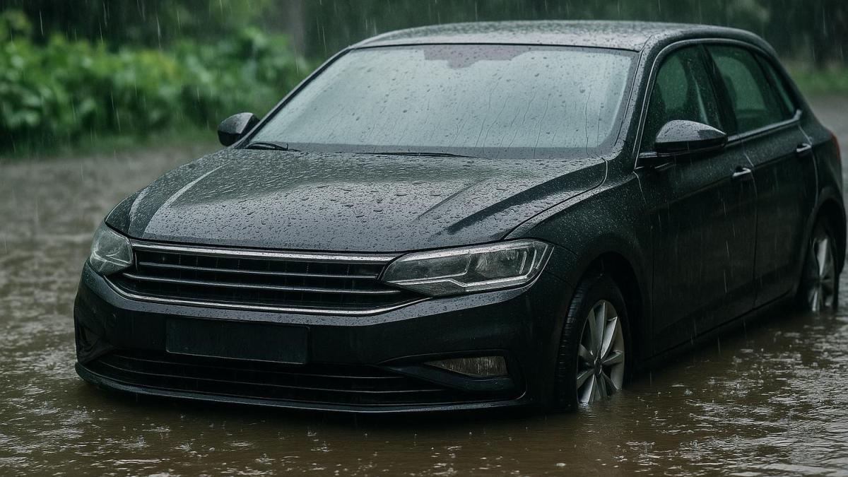 Затопленный автомобиль Затопленный автомобиль