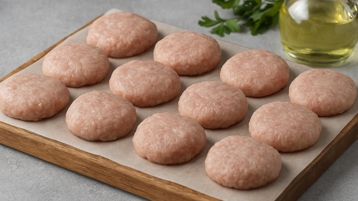 Замороженные котлеты из индейки