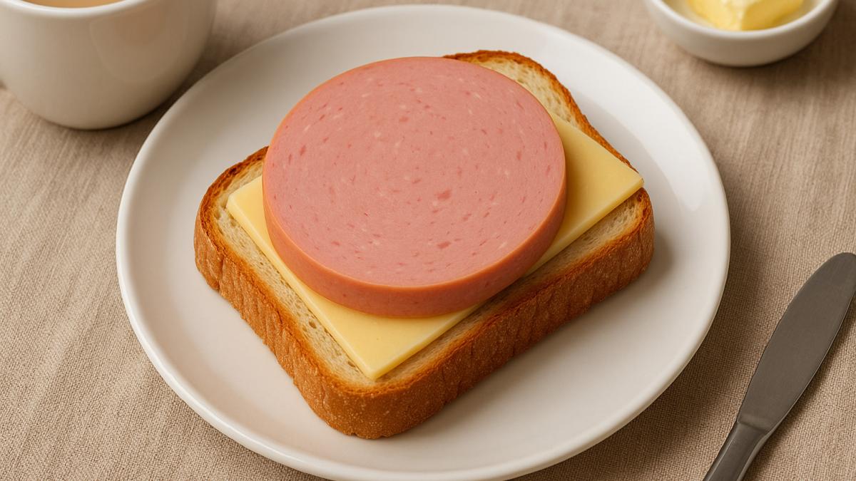 Завтрак с бутербродом