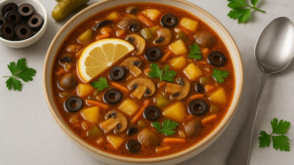 Солянка грибная густая Солянка грибная густая