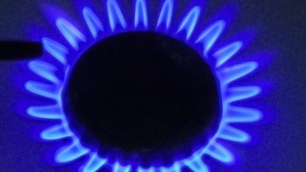 Gas flame