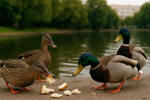 Уткам сухой корм, а белкам орехи — биолог Мишин