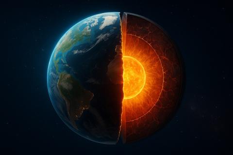 Огромные структуры над ядром признаны остатками древнего мира — Nature Geoscience