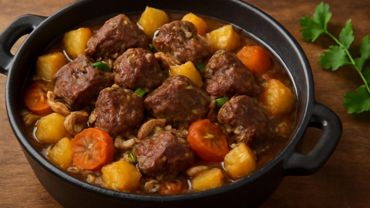 Жаркое из оленины по-мансийски